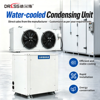 Unité de réfrigération commerciale pour chambre froide et congélateur, à condensation entièrement fermée, avec condenseur à calandre tubulaire, 3 CV, R404a