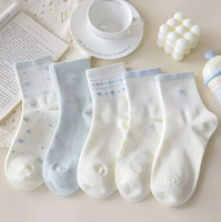 Chaussettes d'été décontractées et sportives pour femmes, antibactériennes et respirantes