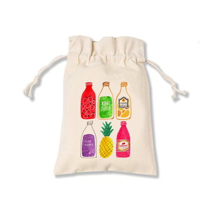 Pochette personnalisée en coton recyclé à poignée en corde, avec logo sur mesure, pour l'emballage et le rangement de bijoux - Product Image 4