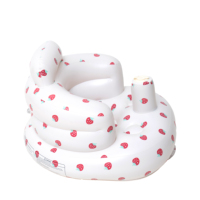 VFUN V029 Siège bébé gonflable pliable moderne sans BPA en PVC de qualité alimentaire, pour apprendre à s'asseoir, canapé portable pour repas, bain, alimentation et jeux