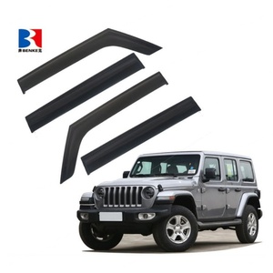 Déflecteurs de vitres latérales en PC haut de gamme pour JEEP WRANGLER JL 2018-2022 - Product Image 1