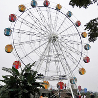 Grande Roue Panoramique Personnalisée pour Parc d'Attractions avec Éclairage LED Décoratif et Cabine Climatisée – Idéale pour Complexes Hôteliers