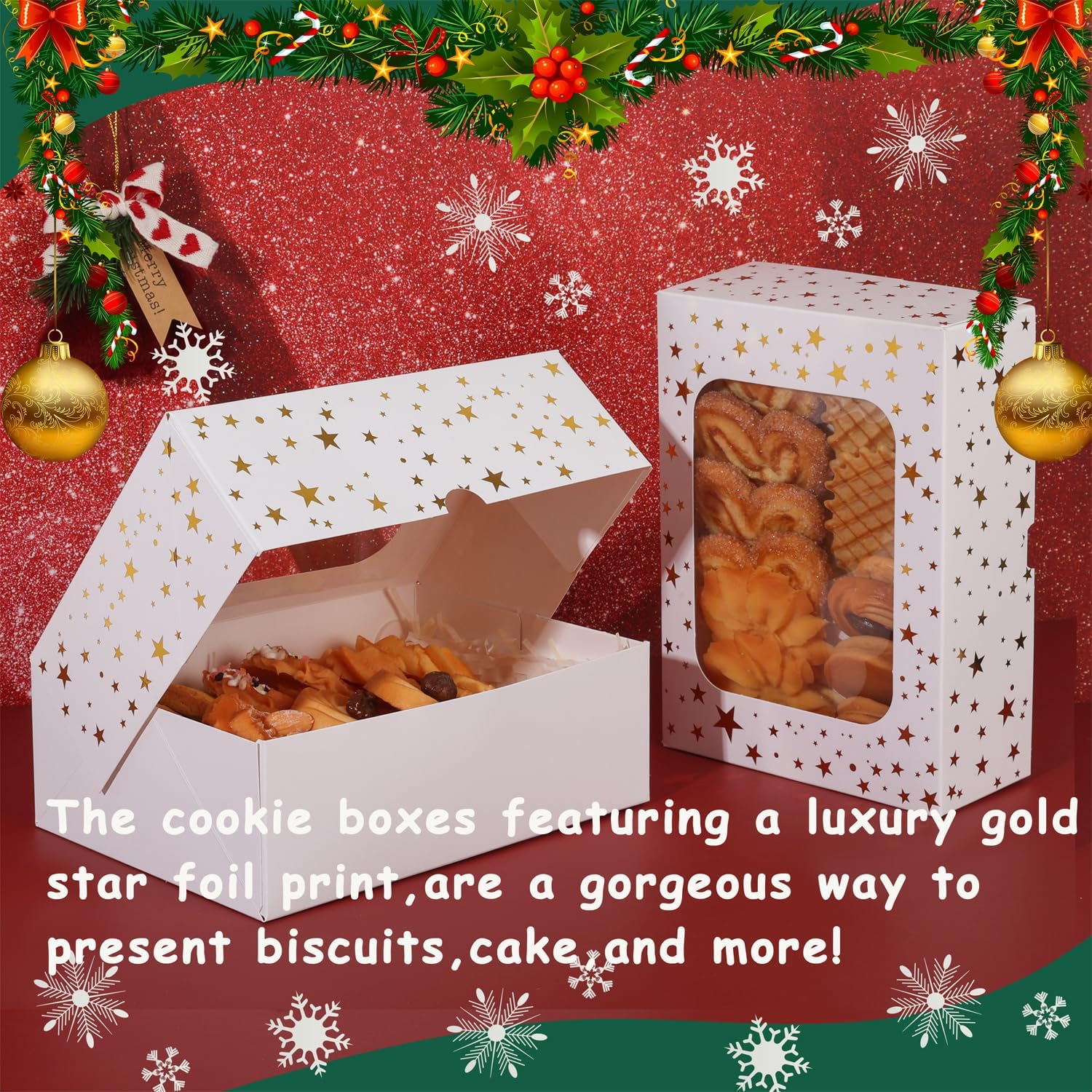 christmas pastry box packaging