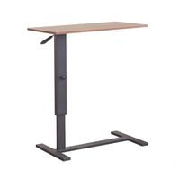 Bureau hydraulique multifonctionnel mobile, poste de travail de chevet, bureau d'ordinateur pneumatique réglable en hauteur pour usage domestique en bois