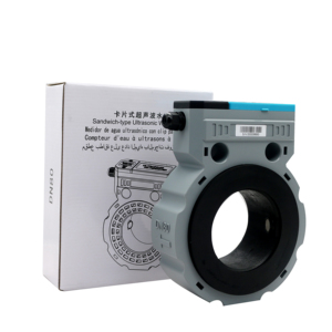 DN50 DN100 dn150 siêu âm đo lưu lượng nước kỹ thuật số siêu âm Đồng hồ nước từ xa pin Powered mặt bích kẹp lưu lượng kế - Product Image 2