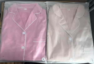 Pijamas de Seda y Satén de Lujo para <span class=keywords><strong>Mujer</strong></span>, Personalizadas, con Cintura Elástica, Transpirables, de Manga Corta, con Cuello Camisero, para Verano, Gran Venta - Product Image 6