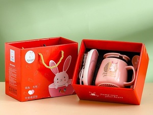 Taza de Café de Porcelana de Hueso de 12 oz con Logotipo Personalizado, Apta para Lavavajillas y Microondas, Regalo Promocional con Caja de Regalo para Oficina, Hogar y Hotel - Product Image 6