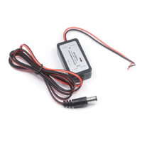 Filtre à onduleurs pour caméra de recul de voiture 12V DC avec connecteur de relais et condensateur pour éliminer les ondulations et les éclaboussures