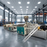 Vente directe d'usine - Machine à panneaux cannelés en PVC à double vis conique pour le revêtement des hôtels et des bureaux