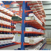 Rak Cantilever Struktur Baja untuk Gudang Industri, Penyimpanan Pipa / Kayu