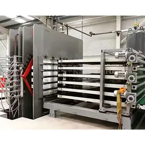 6*8 Ft Automatic belt feeding machine 800 Tons Multilayer veneering hot press Provide Customization