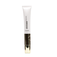 Tube cosmétique blanc 10ml 15ml 20ml, nouveau design, capteur de vibration, crème pour les yeux, masque facial, emballage plastique, applicateur en céramique