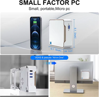 Nouveau modèle Mini PC Windows10 T9 Plus N100 N95 16/512 Go 8/256 Go 2*HD-MI Mini ordinateur de poche