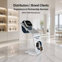Support d'affichage pour montres en acrylique avec support d'affichage pour montres intelligentes pour présentation sur comptoir