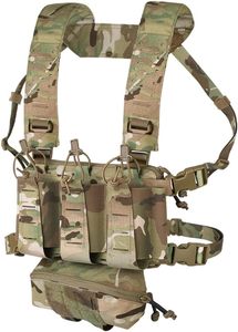 Chaleco Táctico KRYDEX con Triple Bolsillo Elástico para Cargadores 556, Portaobjetos con Bolsillo GP y <span class=keywords><strong>Mini</strong></span> Bolsillo Colgante y Arnés en Forma de H - Product Image 2