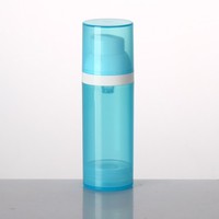 Botol Pompa Roll-on Tanpa Udara Silinder Plastik PP Kemasan Kosmetik Wadah Serum Lotion 30ml 50ml 80ml