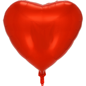 Palloncino a Forma di Cuore Rosso 32\" (81cm) per Decorazioni Matrimoniali - Product Image 1
