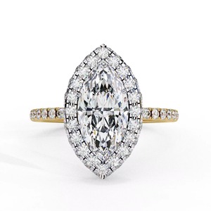 Excellent Quality Handmade Diamond <b>Ring</b> For Women Unique Design Wedding And Engagement Jewelry <b>Indian</b> Supplier - Product Image 2