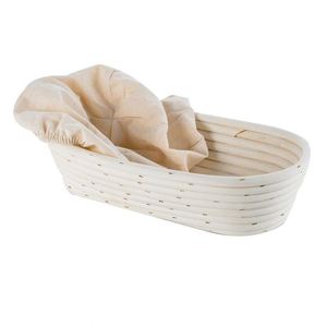 Cesta Ovalada Para Pruebas De Banneton Redondo 7 Pulgadas <span class=keywords><strong>Tina</strong></span> Masa A Prueba Pan Ratan Granel Kit Hornear Francesa - Product Image 3
