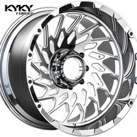 Jantes forgées sur mesure polonaises 24x12 26x10 28x14 avec enjoliveurs flottants 8x170 8x180 8x6.5 pour camions Ford F250 F350