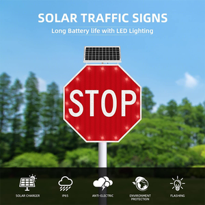 36 pulgadas portátil <span class=keywords><strong>Solar</strong></span> Powered LED Light Fabricación Iluminado <span class=keywords><strong>Road</strong></span> <span class=keywords><strong>Traffic</strong></span> <span class=keywords><strong>Sign</strong></span> Display Intermitente Señales de tráfico - Product Image 6