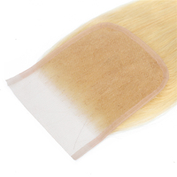 Yeswigs 613 Blonde Dentelle Frontale Fermeture Vague Droite Brésilienne Cheveux Humains Vierge Cuticule Alignés 4X4 5x5 360 Dentelle 613 Fermeture
