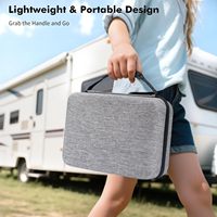Étui de transport rigide en EVA imperméable avec fermeture éclair personnalisée pour microscope portable