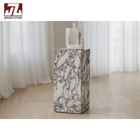 Marbre naturel Calacatta Viola Table Basse Durable Beauté Salon Meubles pour Villa Hôtel Appartement Maisons Décoratif
