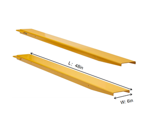 Extensions de fourches de <span class=keywords><strong>chariot</strong></span> élévateur en acier robuste BestEquip, extensions de fourches de 48 pouces, largeur de 6 pouces, pour <span class=keywords><strong>chariot</strong></span> élévateur - Product Image 2