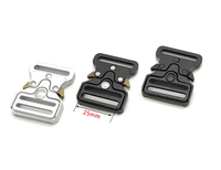 Boucles de ceinture tactique 25MM à dégagement rapide latéral pour sacs à main, sacs à dos et bandoulières réglables d'extérieur