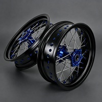 Ensemble de roues de moto enduro motocross Fit CRF250R CRF450R, jantes en aluminium CNC, ensemble de roues Supermoto, ensemble de roues complet