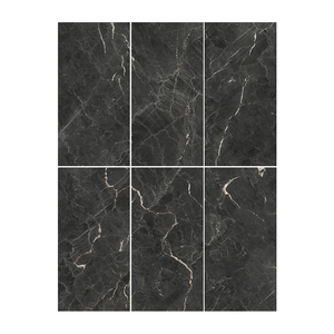 Azulejos de pared de porcelana pulida, azulejos de cerámica negra para sala de estar y baño, 120x60, <span class=keywords><strong>precio</strong></span> barato - Product Image 4