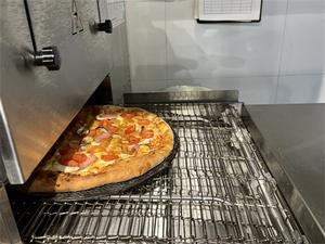 Four à <span class=keywords><strong>pizza</strong></span> à bande transporteuse à gaz Domino Restaurant à vendre - Product Image 4