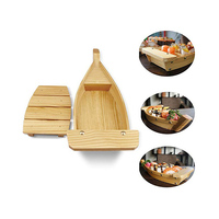 BAMBUS Décoratif Restaurant Équipement Grand Plateau Conteneur Personnalisé Japonais Sushi Bateau BAMBOU Pour Sushi
