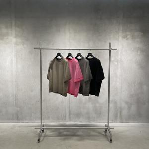 Camiseta de Manga Corta con Cuello Redondo, 100% Algodón, Color Sólido, Estilo Hip Hop, con Logotipo Personalizado en la Parte Delantera, Transpirable, Suave, Corte Regular, para Uso Diario en Verano - Product Image 1