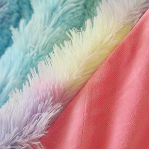 Sang trọng tùy chỉnh 100% polyester hai mặt sang trọng chăn dài xù xì mịn rắn mùa đông Vua Kích thước bền vững dệt lễ hội - Product Image 6