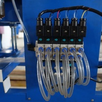 Máquina automática de bobinado de aleta de refrigeración eléctrica de doble hoja con control CNC para calentador de elementos de calefacción de tubo
