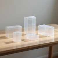 Boîtes d'emballage transparentes en plastique PVC PET PP personnalisées, boîtes cadeaux transparentes pour cosmétiques électroniques
