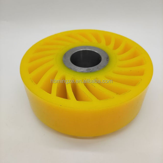 CNC Machined Polyurethane Skateboard Wheels 54mm 97A Conical Swirl Fingerboard Wheels with Polyurethane Coating