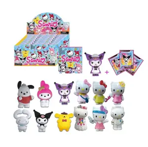 Sanrios Blind Box Kawaii Cinnamoroll Kuromi anime boîtes d'emballage aveugles caja misteriosa boîte à jouets