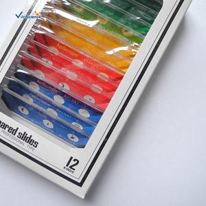 Biología animales y plantas 12 piezas <span class=keywords><strong>Microscopio</strong></span> de plástico preparado diapositivas conjunto para la enseñanza - Product Image 6