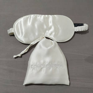 ผ้าปิดตาผ้าไหมหม่อนธรรมชาติแบบ100% หน้ากากปิดตาผ้าไหมออร์แกนิคสำหรับนอน - Product Image 2