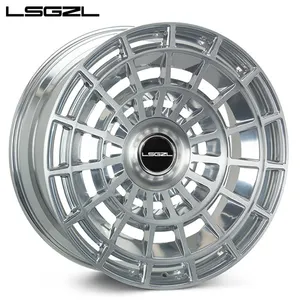 Whells Auto Gesmeed Wiel 17 18 20 21 22 24 Inch Chroom Velg 5X114.3 5X130 5X120 5X112 Voor Range Rover G500 G550