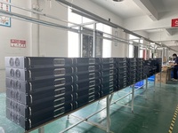 Convertisseur monophasé 19 pouces 2U pour montage en rack 5 KVA 4000W 110VDC 220VAC RS232 RS485 SNMP EMC/LVD