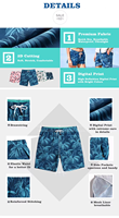 Haute qualité hommes Sublimation imprimé séchage rapide Board Shorts décontracté séchage rapide maillot de bain respirant Anti-rides imperméable