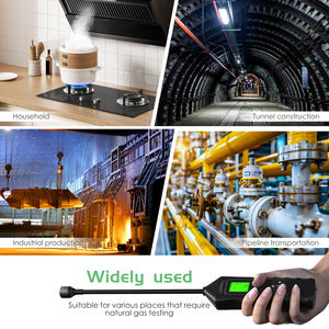 مسبار 17 بوصة قابل لإعادة الشحن مع شاشة LCD للتحقق من تسرب غازات غاز الميثان الطبيعي القابلة للاحتراق - Product Image 6