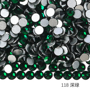 Круглое стеклянное украшение для ногтей - Product Image 4