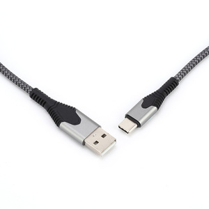Lung Kay <b>Usb</b> <b>2.0</b> Am To Type C Data <b>Cable</b> 1m Aluminum Case Tinned Copper Wire - Product Image 3