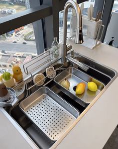 Juego de fregadero de cocina de acero inoxidable 304 de un solo tazón con grifo Oferta caliente del mercado moderno de Japón y Corea - Product Image 3