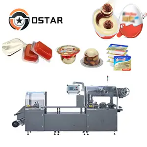 Automatic Pvc Alu Honey Package Good Price For Sale Tomato Butter Jam Honey Chocolate Blister Packing Machine